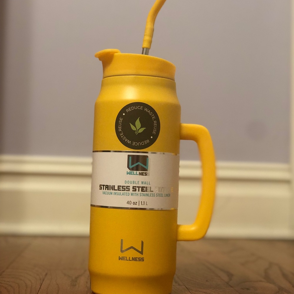 Wellness Double Stainless Steel 40 Oz Bottle